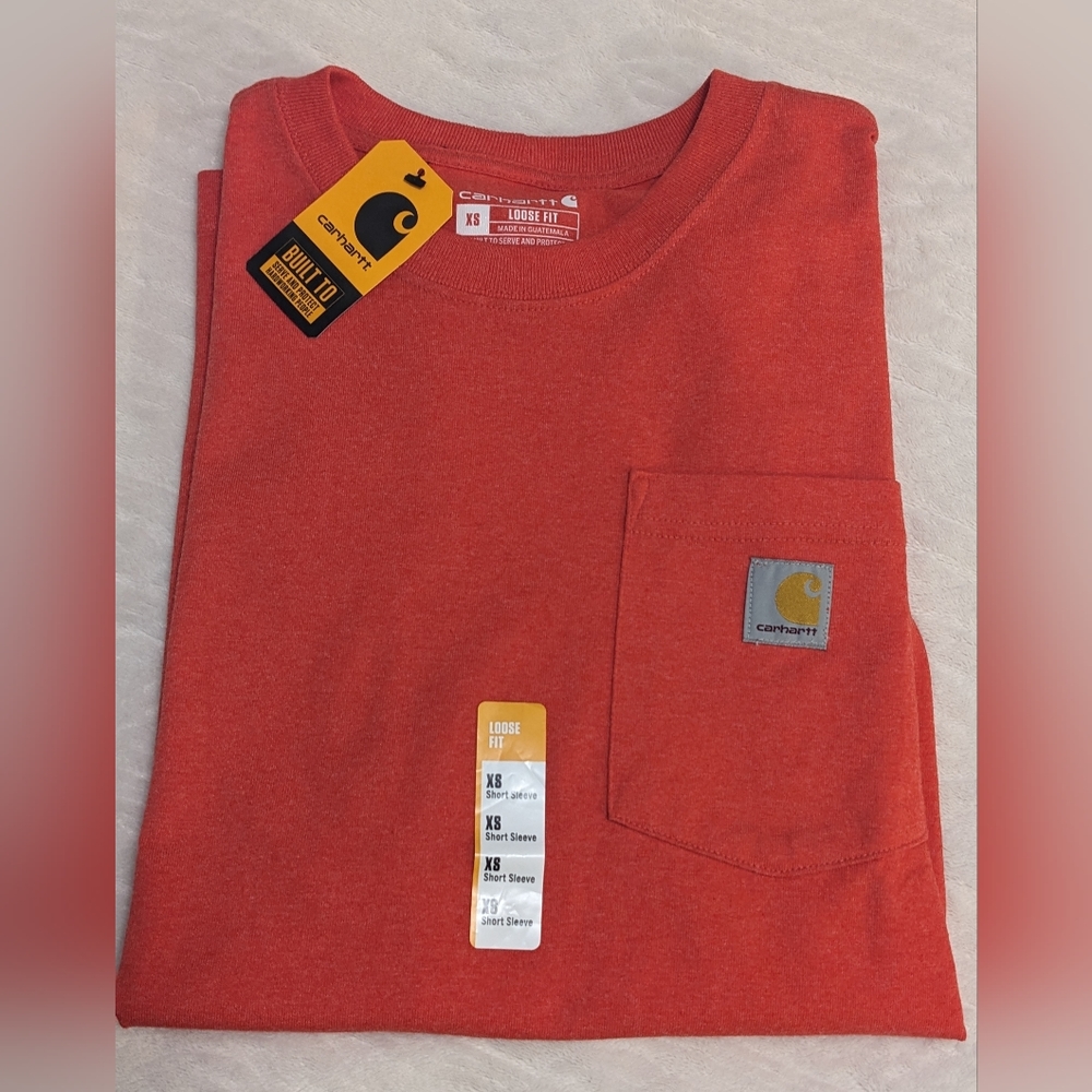 🎁 Carhartt men's  loose fit short sleeve shirt